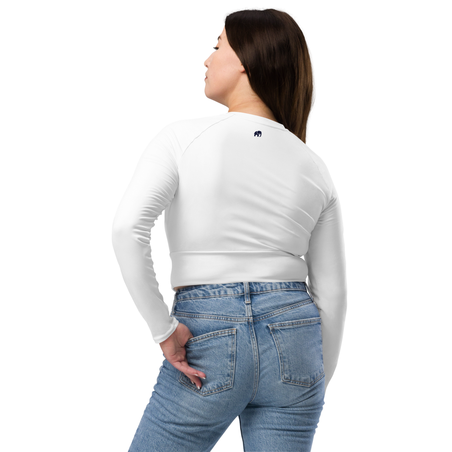 Unity Recycled long-sleeve crop top