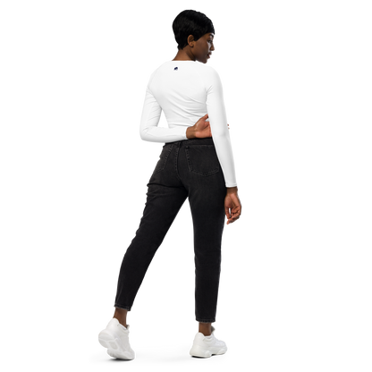 Unity Recycled long-sleeve crop top