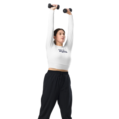 Unity Recycled long-sleeve crop top